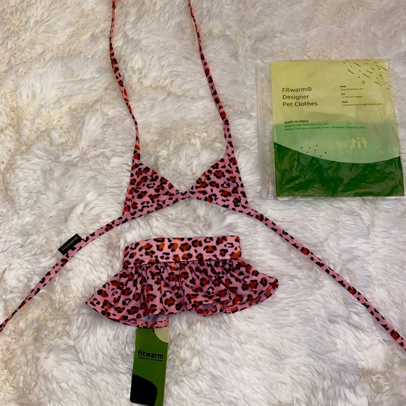 Fit Warm Dog bikini Leopard Print size Small - Picture 4 of 4